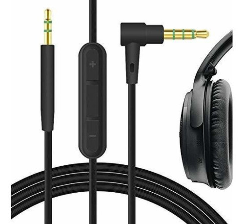 Cable De Audio Con Microfono 2.5mm Compatible Con Bose Sound 0