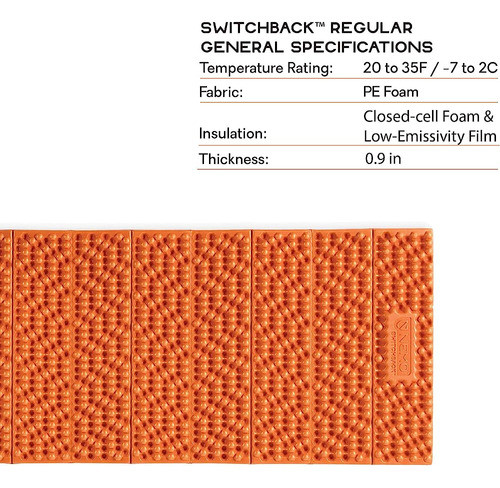 Nemo Switchback Foam Sleeping Pad, Regular 1