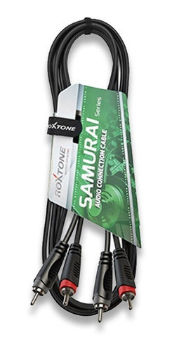 Cable Roxtone Rca - Rca Macho 3 Metros - Ideal Monitores Dj 1