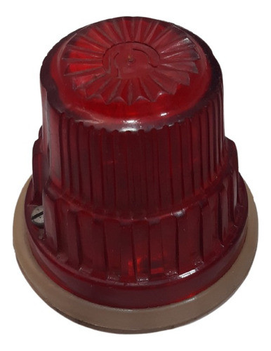 Faro Universal Color Rojo - Nuevo Con Cable 0