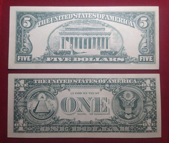 Lote Billetes Dolares De Magia Reversos Invertidos 1