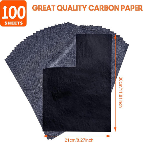 Papel De Carbón Para Arte Y Diy, 37x25 Cm, 150 Hojas 1