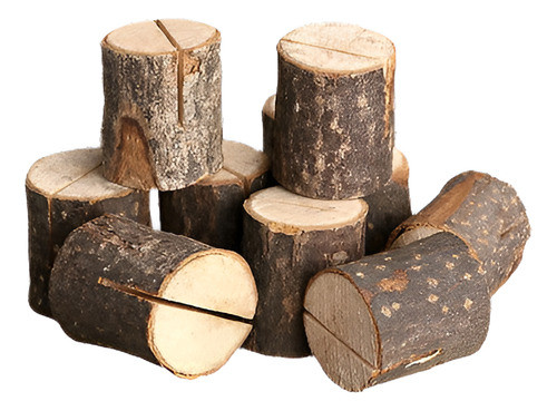 10pcs Redonda Mesa Madera Lugar Número Nombre Tarjeta Soport 0