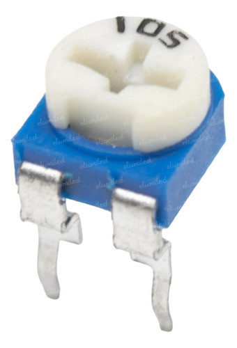 10 Trimpots Preset Horizontal 1m 1000000 Ohms Lineal (105) 0