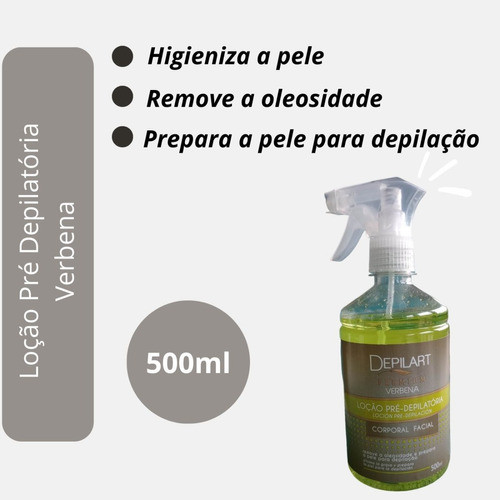 Kit Loção Pré + Removedor Pós Depilatório 500ml Promoção 1