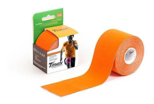 Bandagem Neuromuscular Elástica Adesiva - Tmax Laranja 0