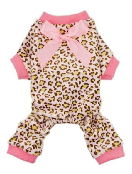 Fitwarm Enterito Para Perro De Terciopelo Con Estampado De L 0