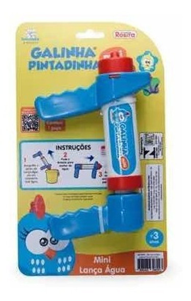 Mini Lança Agua Galinha Pintadinha 19cm - Rosita 1 Mini Lança Agua Galinha Pintadinha 19cm - Rosita 1