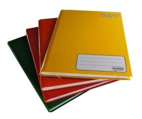 Cuaderno Rayado | Tapa Dura 96h | Jandaia | Rojo 1