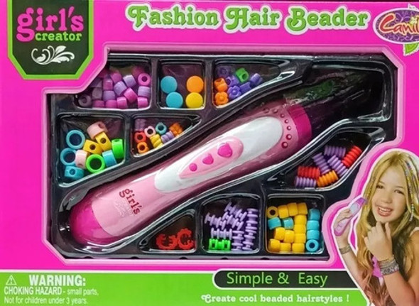 Juego Con Maquina Para Hacer Trenzas Y Cuentas Cabello Niñas 0