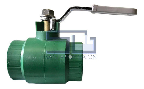 Válvula Esférica Aerea Verde Fusión 40mm Agua Saladillo 1