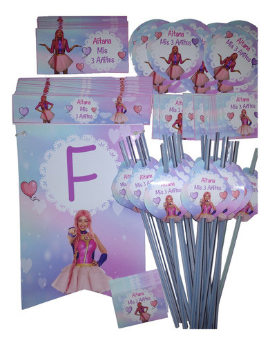 Promo Cotillon Personalizado Luli Pampin X 20 Chicos 0