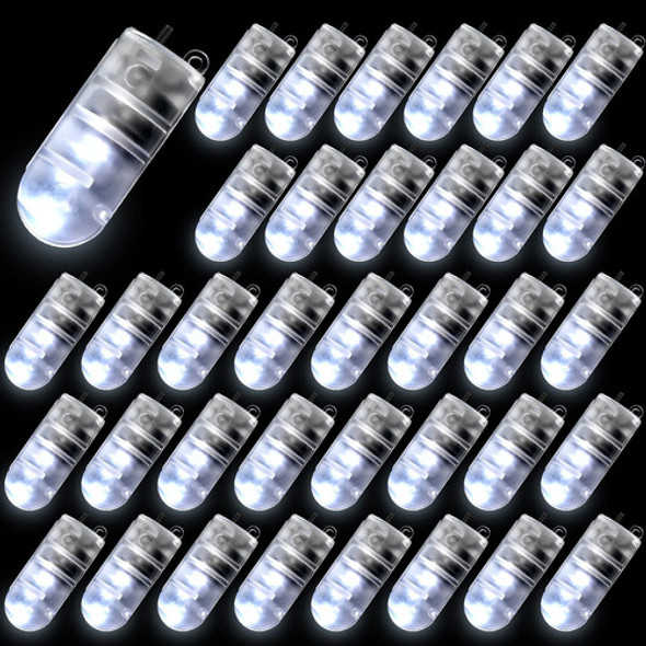 50 Luces Led Que Funcionan Con Pilas, Faroles De Papel Peque 0