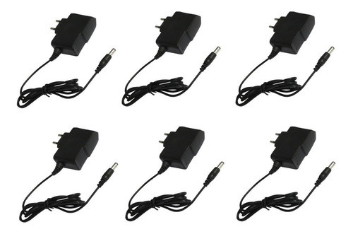 Kit 50 Fonte 12v 1a Estabilizada Chaveada Bivolt Cftv Led 0