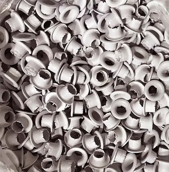 500 Ojalillos Blancos 450 Aluminio (no Oxidan) + Arandelas 0