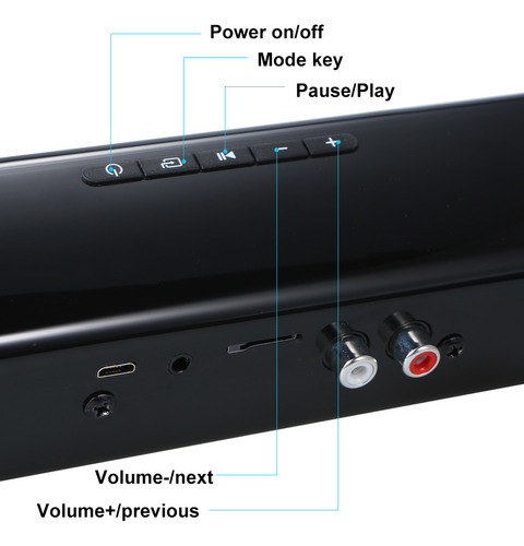 Pacote Remoto Sem Fio Soundbar Luxury Rca Tv Television 1