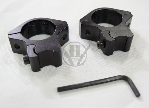 Anillas Aluminio Bajas 1 Pulgada 11mm Aire Comprimido Cal 22 1