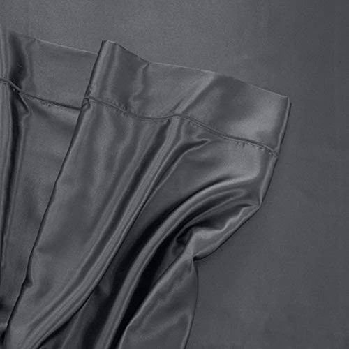 Seduction 1s47355 Juego De Sábanas Satinado, Gris Plateado 1
