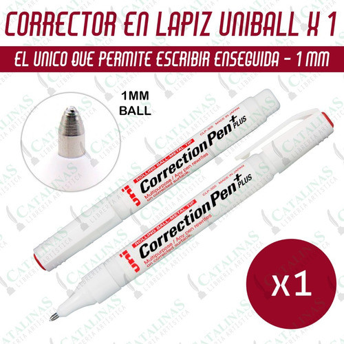 Corrector En Lapiz Uni Ball Correction Pen Local Microcentro 0