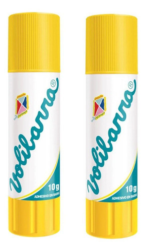 2 Adhesivos Pegamento En Barra Volibarra Voligoma 10g 0