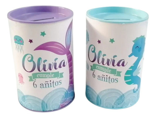 20 Alcancías Personalizadas Sorpresitas Infantiles Souvenir 0