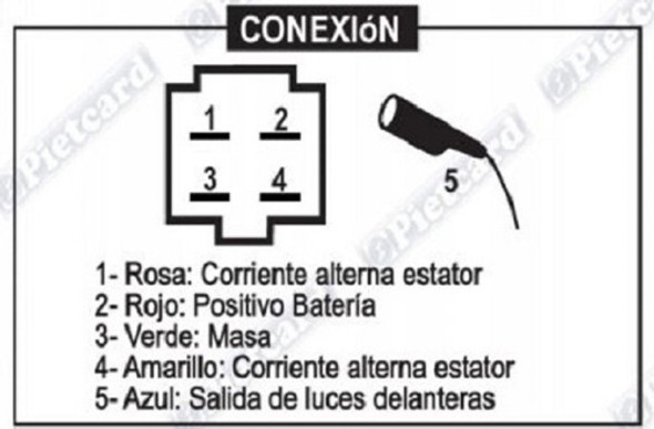 Regulador Voltaje Keller Big Kn 110-7. En Panther Motos 1