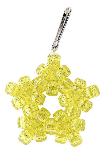 El Beadery 6 Por 9mm Barrel Pony Bead En Brillo Amarillo, 90 1