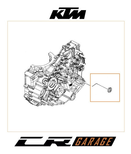Reten Selectora De Cambios Original Ktm Duke/rc - Cr Garage 0