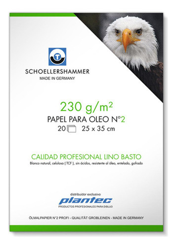 Block Plantec Oleo Texturado Encolado 25x35cm.230grs. X20hjs 1