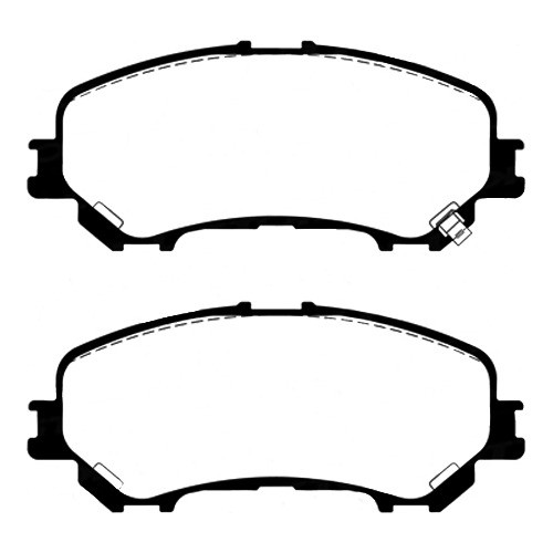 Pastilla Freno Renaul Koleos/nissan Qashqai Delantera 0