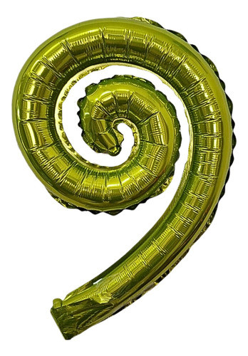 Globo Espiral Verde Limon 0