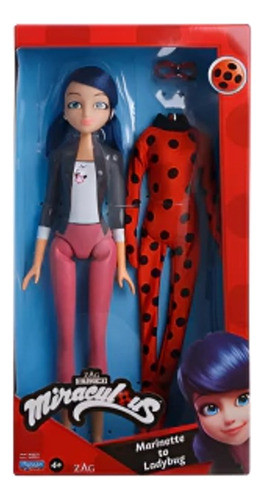 Muñeca Coleccion Miraculous Ladybug Basica Articulada 50271 0