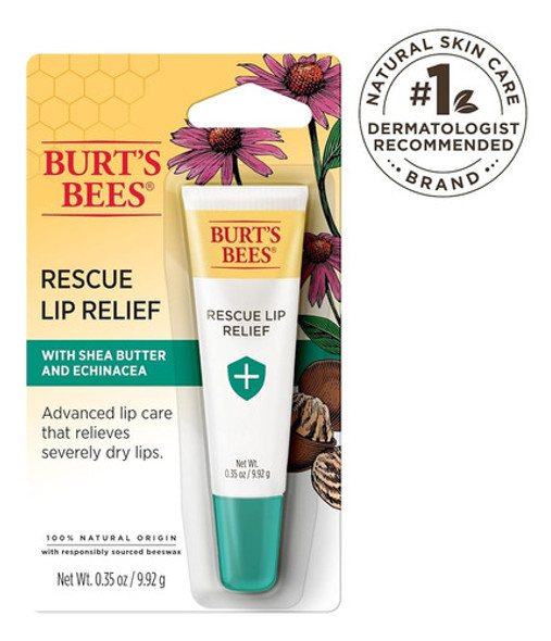 Burts Bees Rescue Lip Relief Con Manteca De Karité Y Equinác 0 Burts Bees Rescue Lip Relief Con Manteca De Karité Y Equinác 0