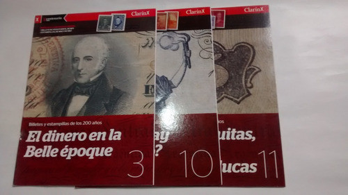 Lote Revista Billetes Y Estampillas De Los 200 Años 3 10 11 0