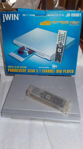 Dvd Jwin Modelo Jd-vd501   Funciona Con Control Remoto 1