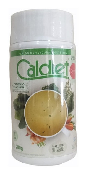 Pack X 6 Caldo De Verduras Con Sal Caldiet 200 Grs 0