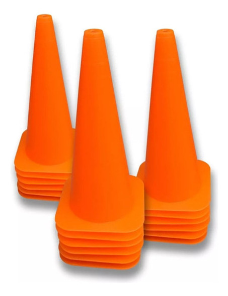 Conos Rigidos X10 Grandes Entrenamiento Futbol Coordinacion 0