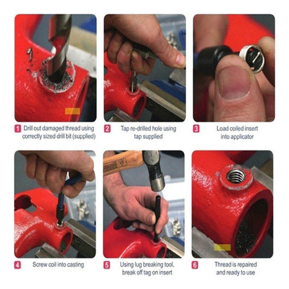 Bobina Helicoidal Rosca M10 M8 M5 * Kit M14 M12 M6 Carro 20 1 Bobina Helicoidal Rosca M10 M8 M5 * Kit M14 M12 M6 Carro 20 1