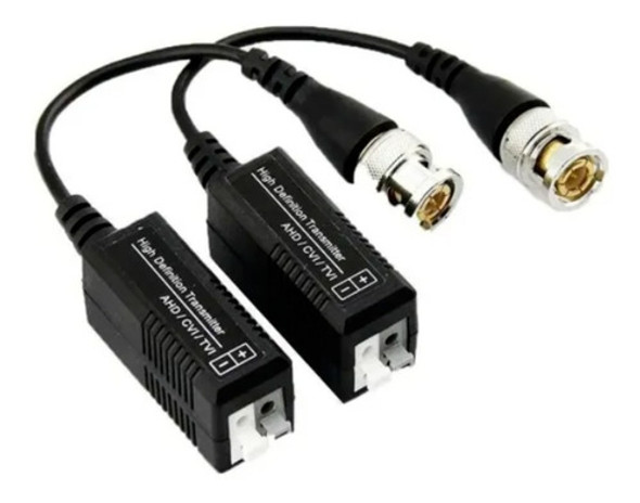 6 Pares Video Balun Camera Cftv Conversor Utp Hd Tvi Cvi Ahd 1