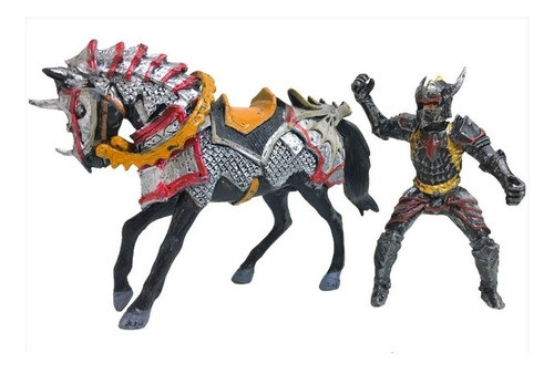 Muñeco Caballero Caballo Heroes Y Leyendas Figura 1