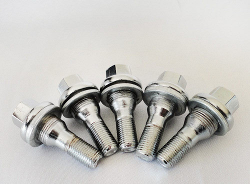 Kit 8 Bulones Cromados Arandela Plana Peugeot Partner Amato 1