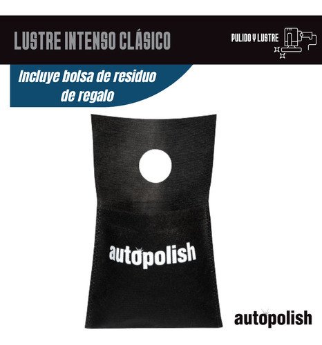 Lustre Intenso Clásico Autopolish 900 Ml Quita Rayones Bolsa 1