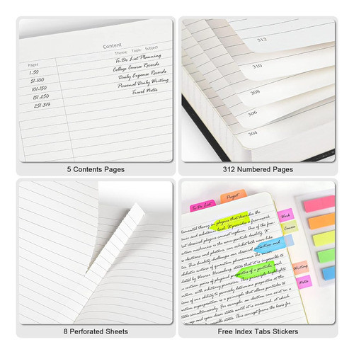 Cuaderno De Rayas Universitarias, Diario Grande De Cuero De 1