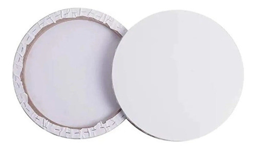 Bastidor Lienzo Circular 50 Cm Pinturao Oleo Acrilicos 0