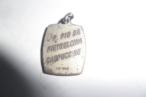 Antigua Medallita P Pio Da Pietrelcina Cappuccino Italy 1
