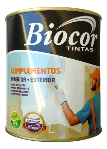 Massa Corrida Pva Para Paredes E Tetos Biocor 1/4 Branca 1