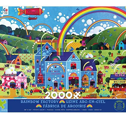 Ceaco - Rainbow Factory - Quebra-cabeça De 2.000 Peças 1