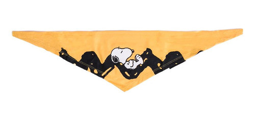 Bandana Para Cães Zooz Pets Snoopy Amarela  P 1