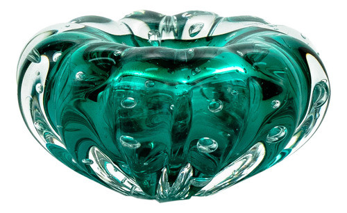 Cachepot Murano Morterone Verde Folha 0