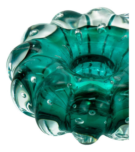 Cachepot Murano Morterone Verde Folha 1